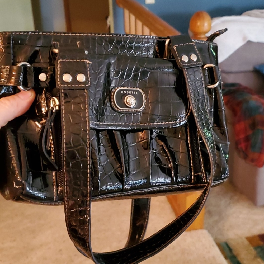 Rosetti Black Handbag
